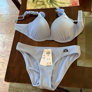 Brand New baby blue Swim Suit